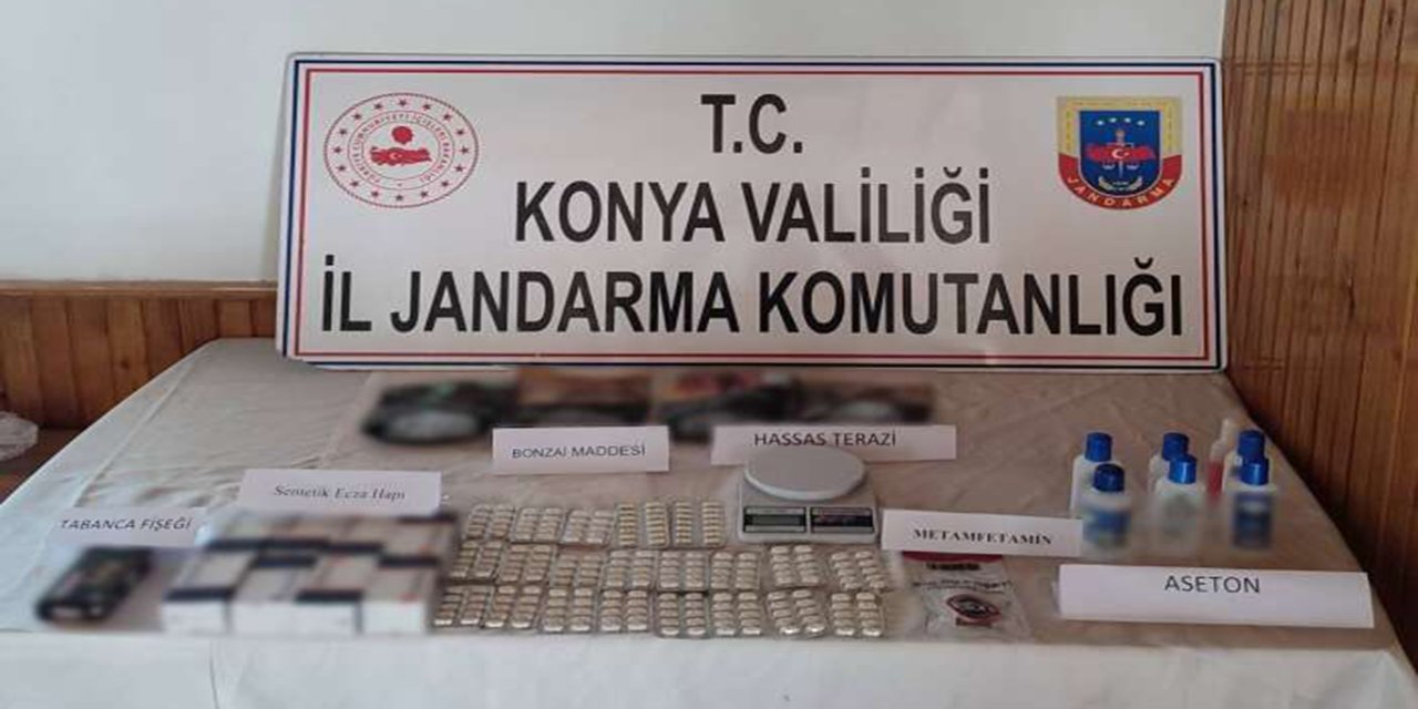 Konya’da uyuşturucu operasyonunda 34 kişi gözaltına alındı