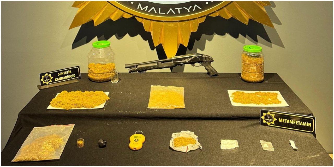 Malatya'da uyuşturucu operasyonu: 5 gözaltı
