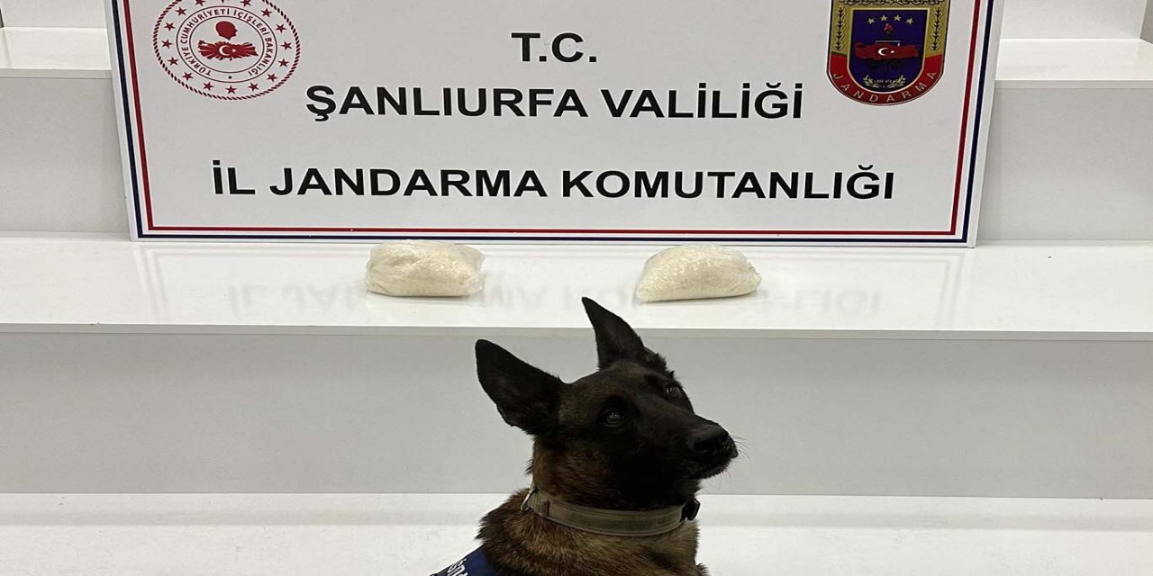 Şanlıurfa’da 2 kilogram sentetik uyuşturucu ele geçirildi