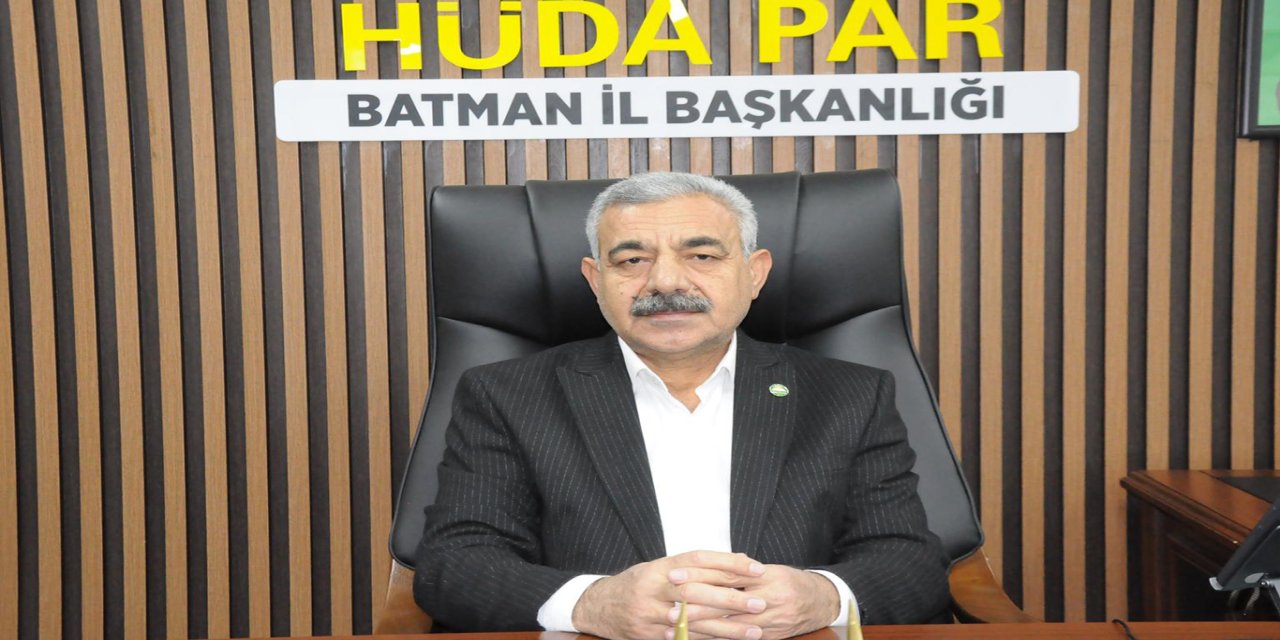 HÜDA PAR Batman İl Başkanı'ndan Ramazan ayı mesajı