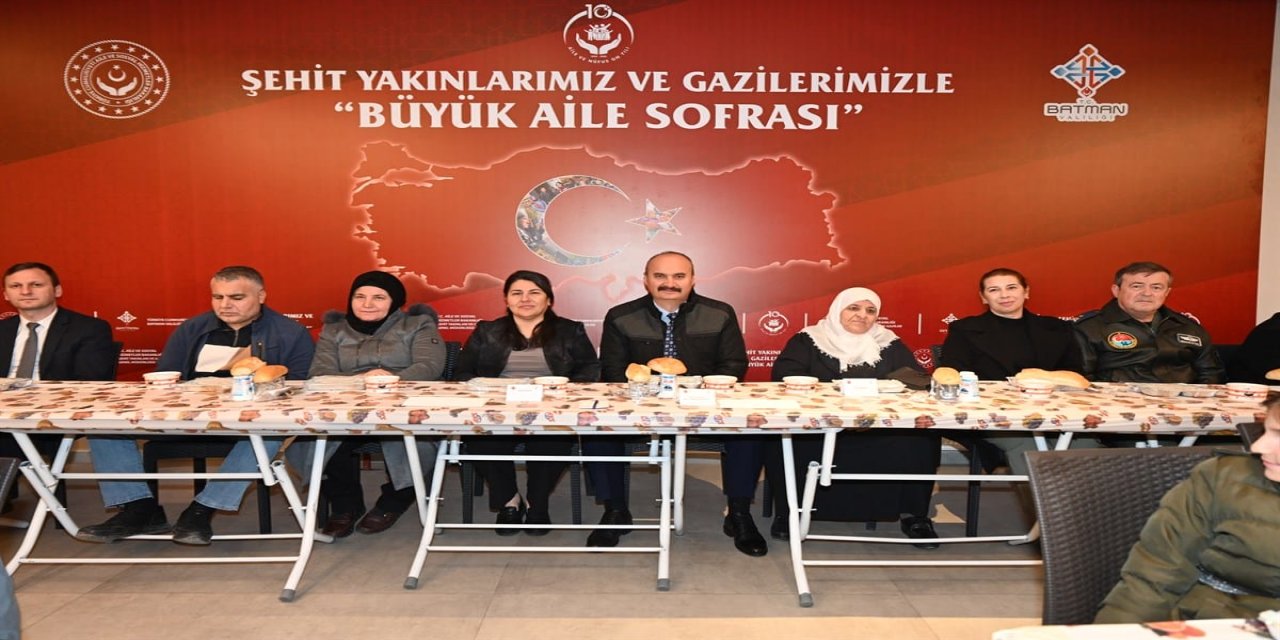 Batman Valiliği, Şehit Aileleri ve Gazilere İftar Verdi