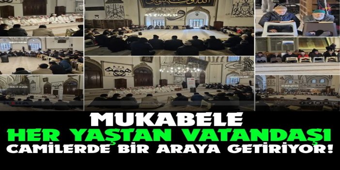 Mukabele geleneği her yaştan vatandaşı camilerde bir araya getiriyor