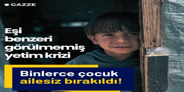 Gazze'de eşi benzeri görülmemiş yetim krizi: 40 bin çocuk ailesiz bırakıldı
