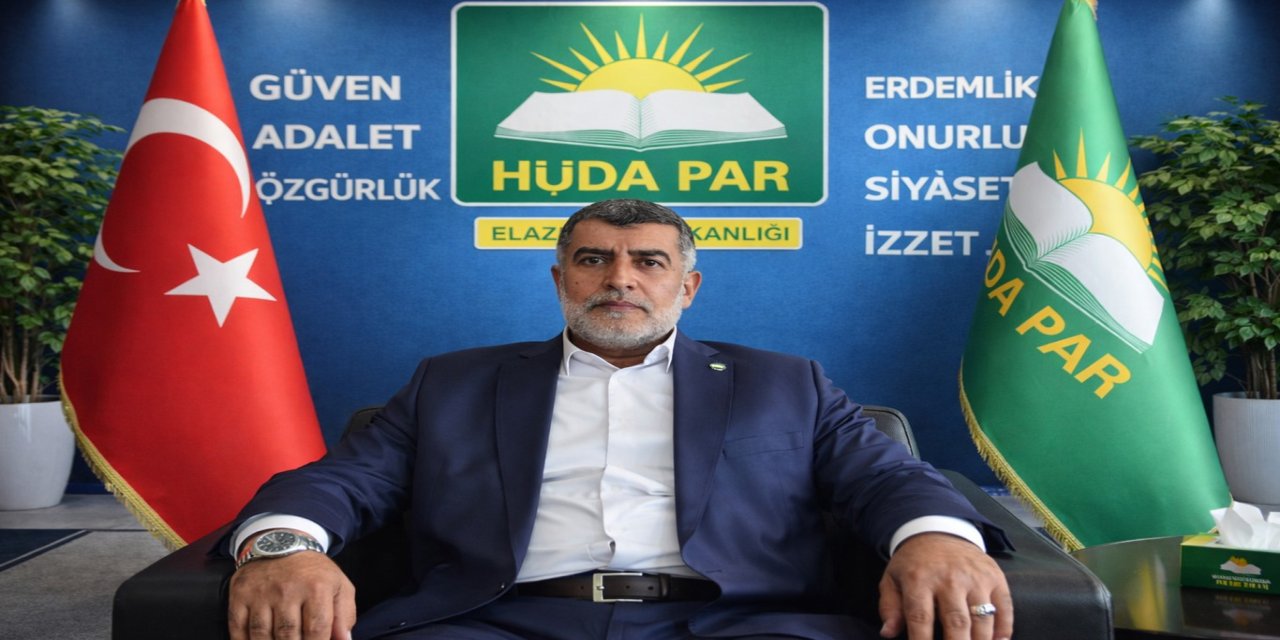 HÜDA PAR Elazığ İl Başkanı Suiçer: Manevi eğitime laiklik kılıfıyla engel olunamaz