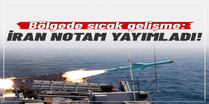 İran, NOTAM yayımladı