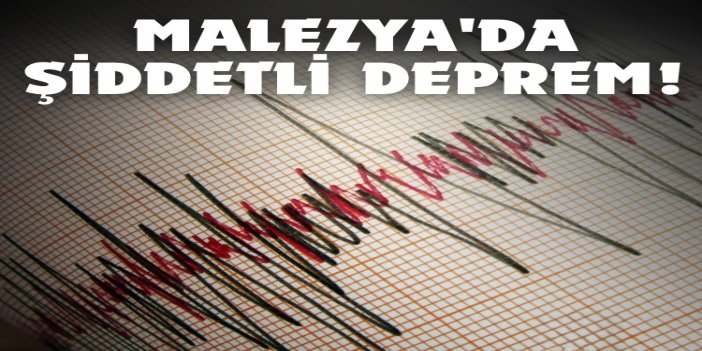 Malezya'da 7,1 büyüklüğünde deprem