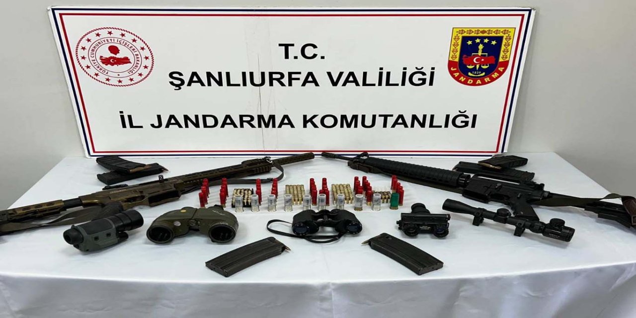Şanlıurfa’da ruhsatsız silah operasyonu: 3 şüpheli hakkında işlem