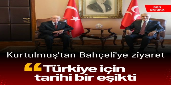 TBMM Başkanı Kurtulmuş'tan Bahçeli'ye ziyaret