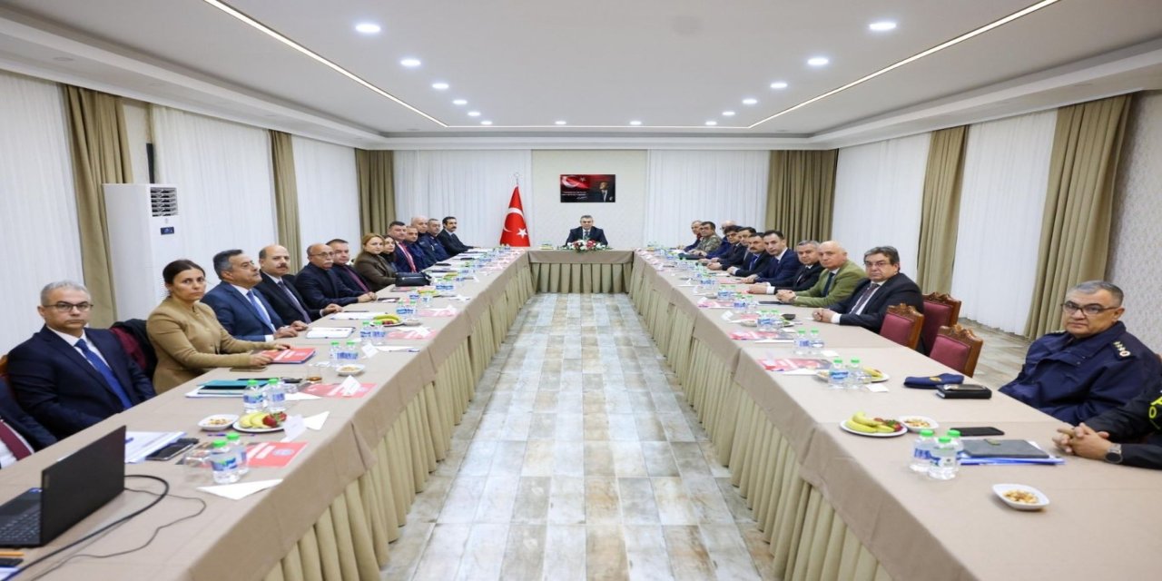 Mersin'de değerlendirme ve koordinasyon toplantısı gerçekleştirildi