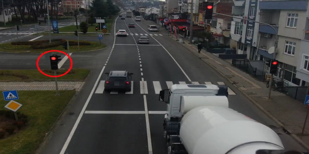 Ordu’da trafik ihlallerine drone destekli denetim