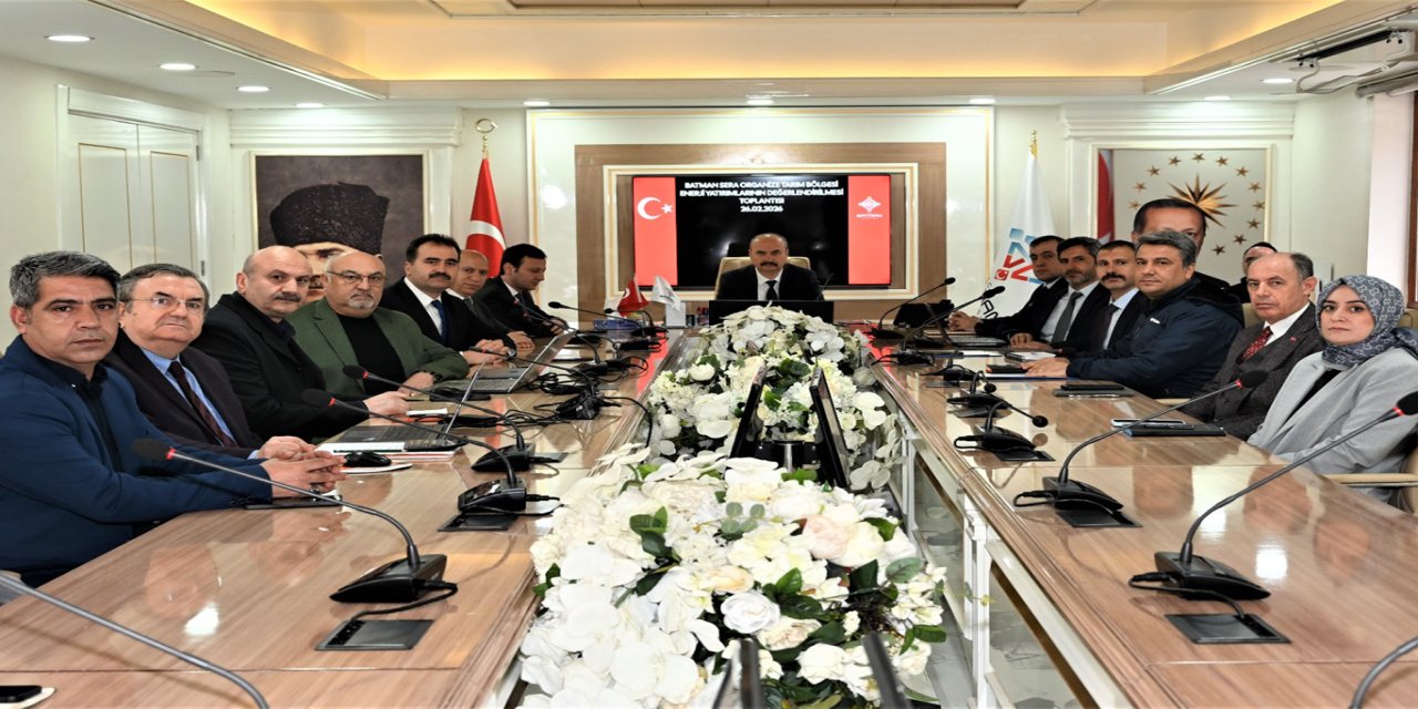 Sera organize tarım bölgesi projesi için enerji modelleri masaya yatırıldı