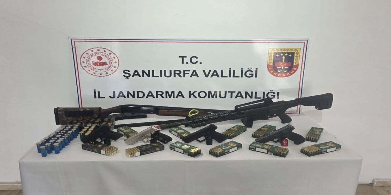 Şanlıurfa’da ruhsatsız silah operasyonu