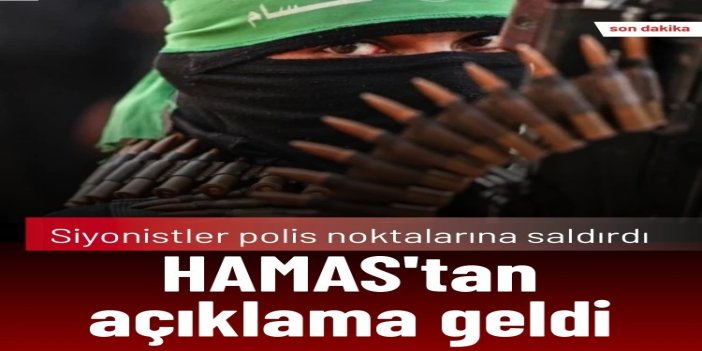 HAMAS: Polis noktalarına saldırı tehlikeli bir ihlal