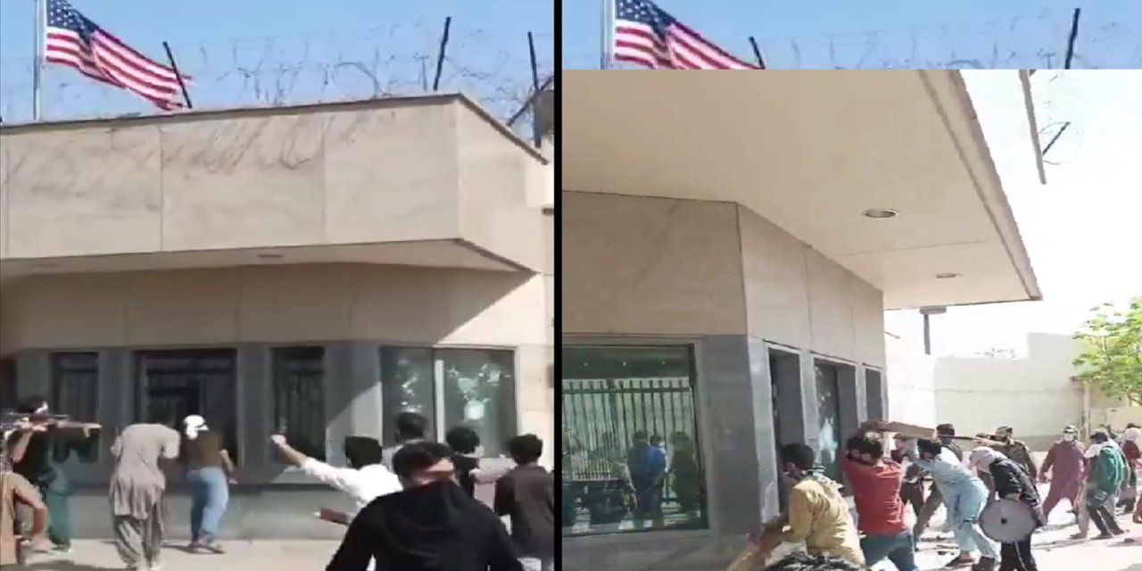 Pakistan’da halk ABD Başkonsolosluğu'na saldırdı: Kalabalığa ateş açıldı, ölü ve yaralılar var