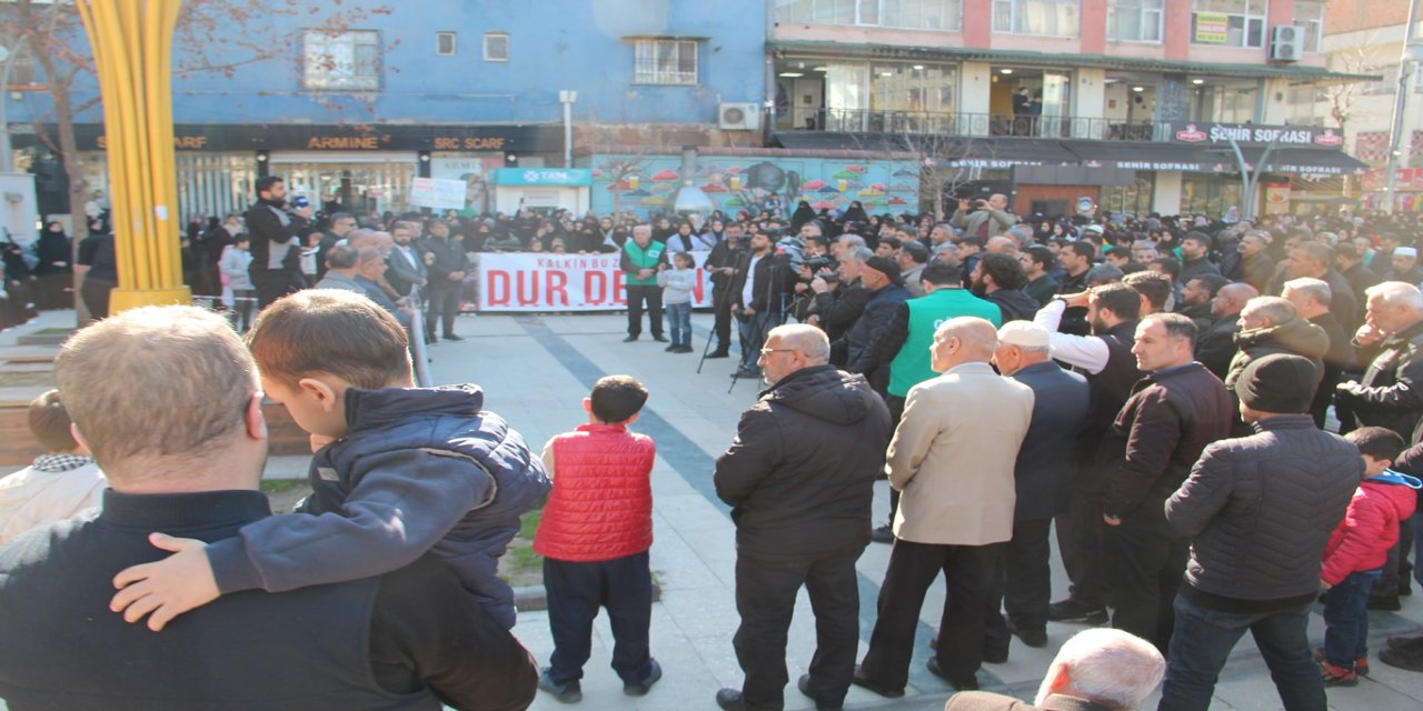 Batman'da İran'a yönelik saldırılara tepki: "Zulme karşı tarafsızlık yoktur"