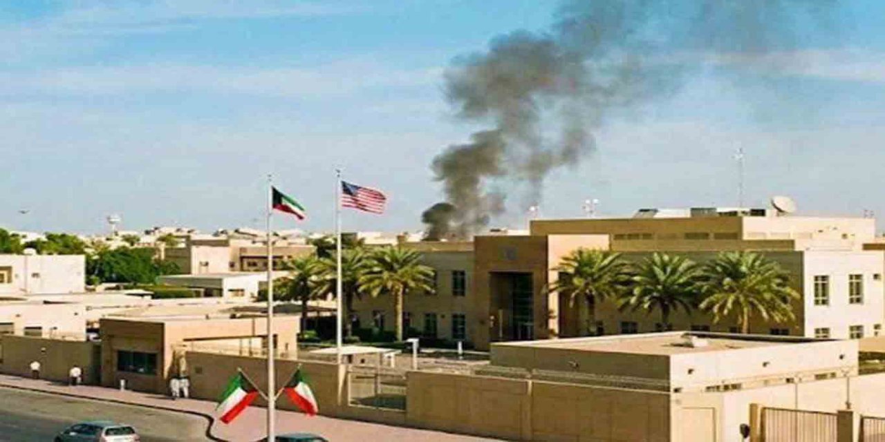Irak'ta Erbil havalimanı, Kuveyt'te ABD elçiliği hedef alındı