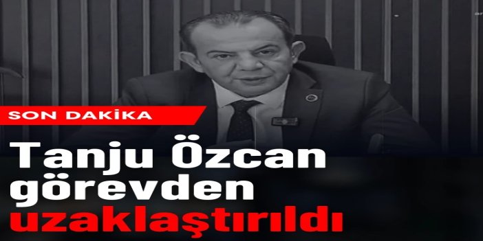 Bolu Belediye Başkanı Özcan görevden uzaklaştırıldı