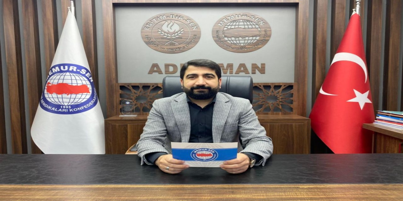 Eğitim Bir Sen Adıyaman Şube Başkanı: Eğitimcilere yönelik saldırılar geleceğimizi karartmakta