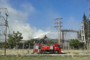 Trafoda oluşan yangın 3 ilçeyi elektriksiz bıraktı