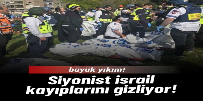 Siyonist rejim kayıplarını gizliyor, sansür uyguluyor