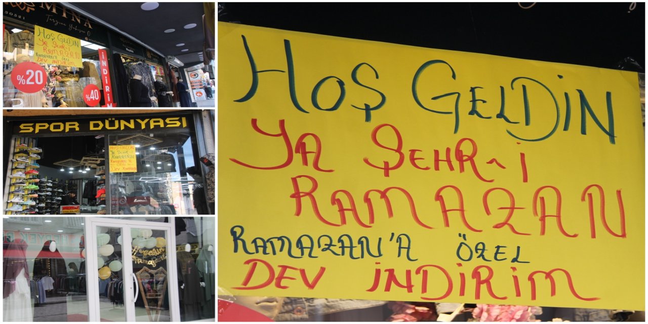 Ramazan ayına özel indirim kampanyası başlatan esnaftan dayanışma çağrısı