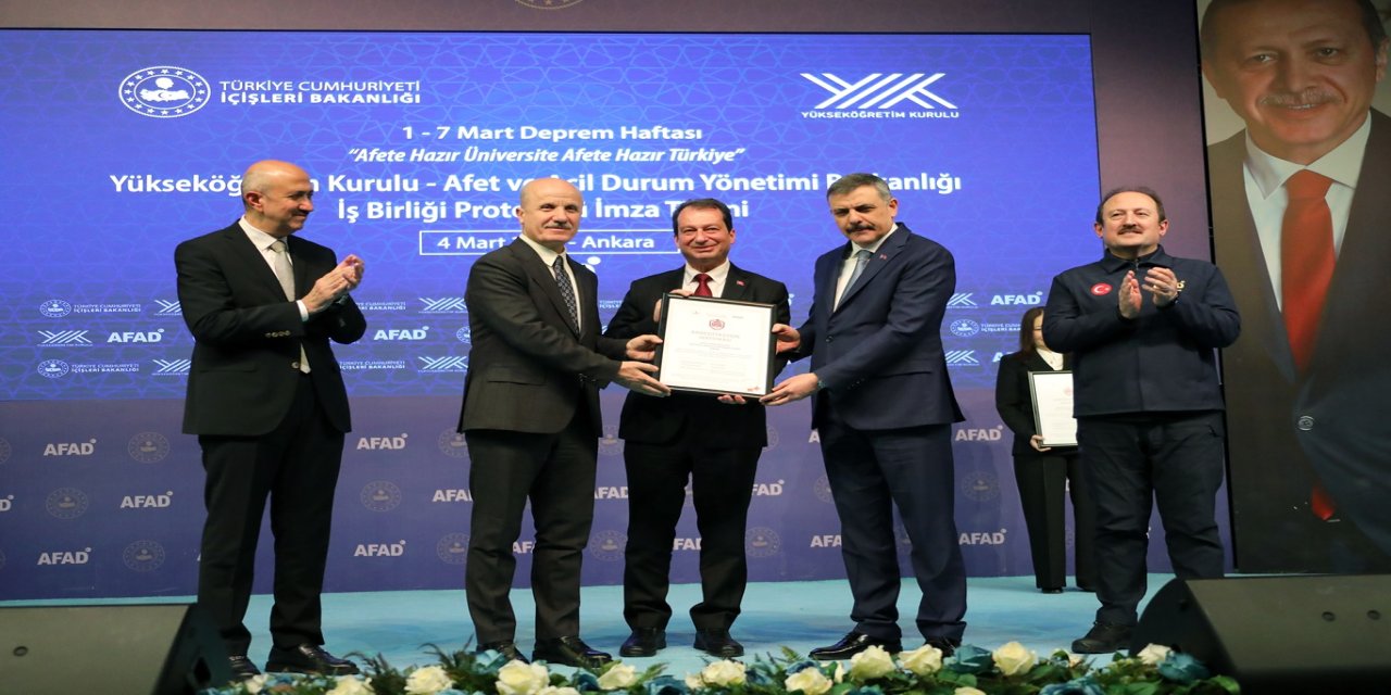 YÖK ile AFAD arasında afete hazırlık protokolü imzalandı