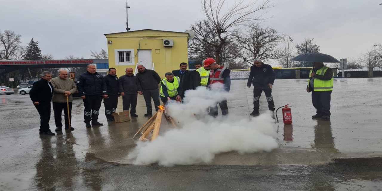 Batman Garı'nda tatbikat yapıldı