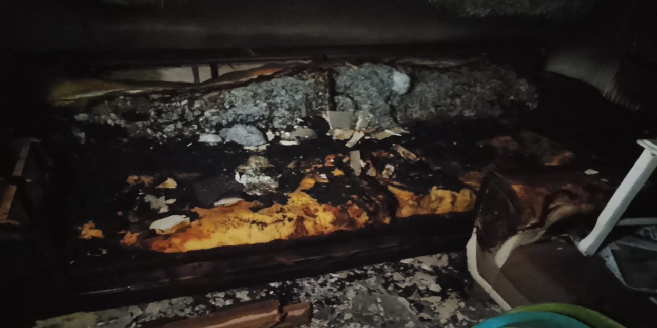 Batman'da apartman dairesinde çıkan yangın söndürüldü