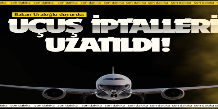 Hava sahalarındaki kriz nedeniyle bazı uçuşlar durduruldu