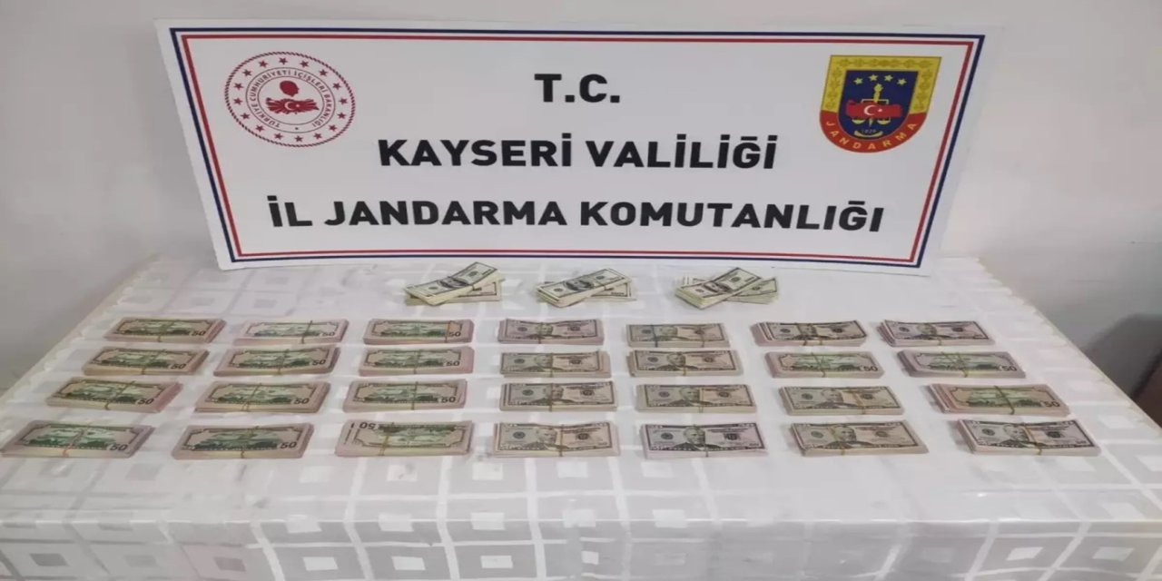 Kayseri'de sahte dolar operasyonu: 1 gözaltı