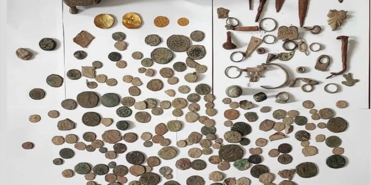 Gaziantep'te 179 tarihi sikke ele geçirildi: 1 gözaltı