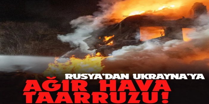 Rusya füze ve İHA'lar ile Ukrayna'yı vurdu: 7 ölü