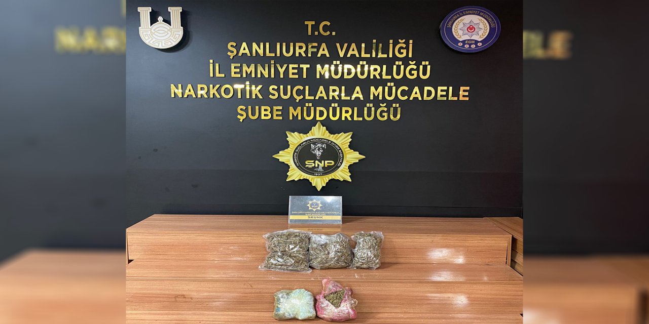 Şanlıurfa’da uyuşturucu operasyonu: 2 şüpheli gözaltına alındı