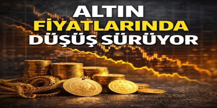 Altın yeni haftaya sert düşüşle başladı