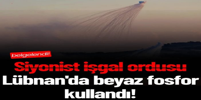 İnsan Hakları İzleme Örgütü: israil Lübnan'da beyaz fosfor kullandı