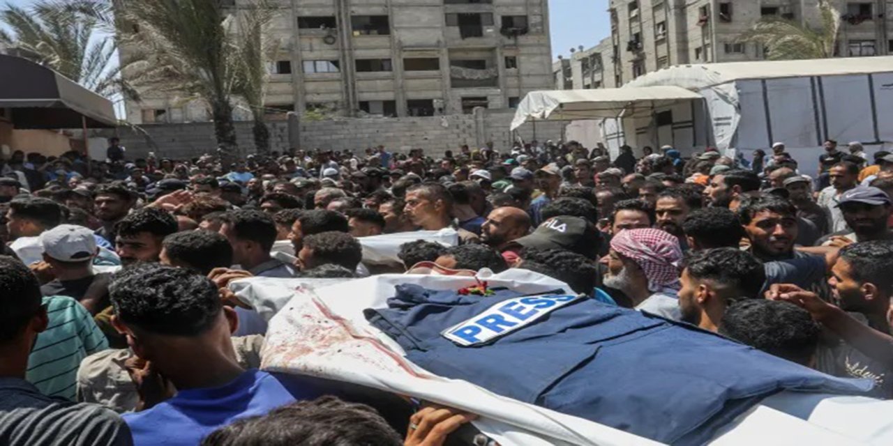 Siyonist işgalcilerin Gazze saldırıları sonucu şehit gazeteci sayısı 261'e yükseldi