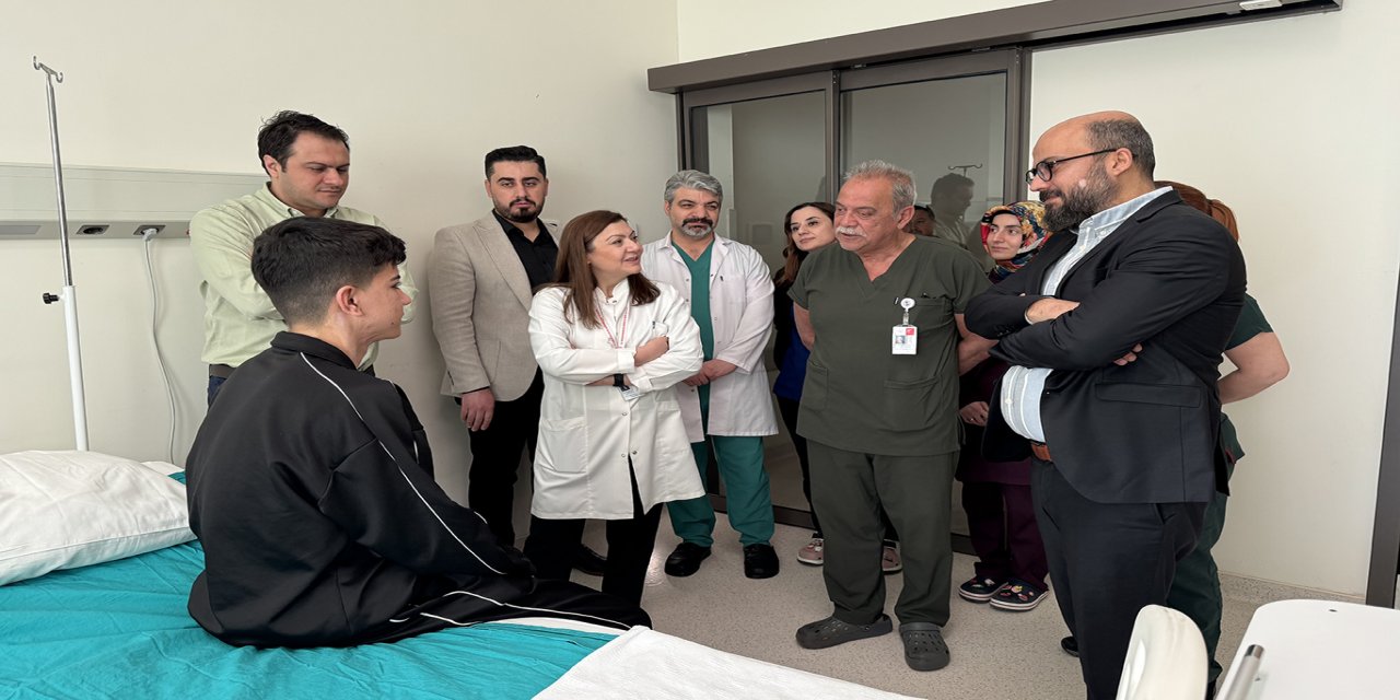 Gaziantep’te 122 günlük yanık tedavisi tamamlandı