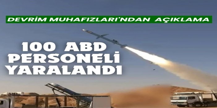 Devrim Muhafızları: El Udeyri Üssü'ne yönelik saldırımızda 100 ABD personeli yaralandı