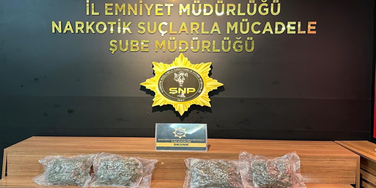 Şanlıurfa’da uyuşturucu operasyonu: 3 şüpheli gözaltına alındı