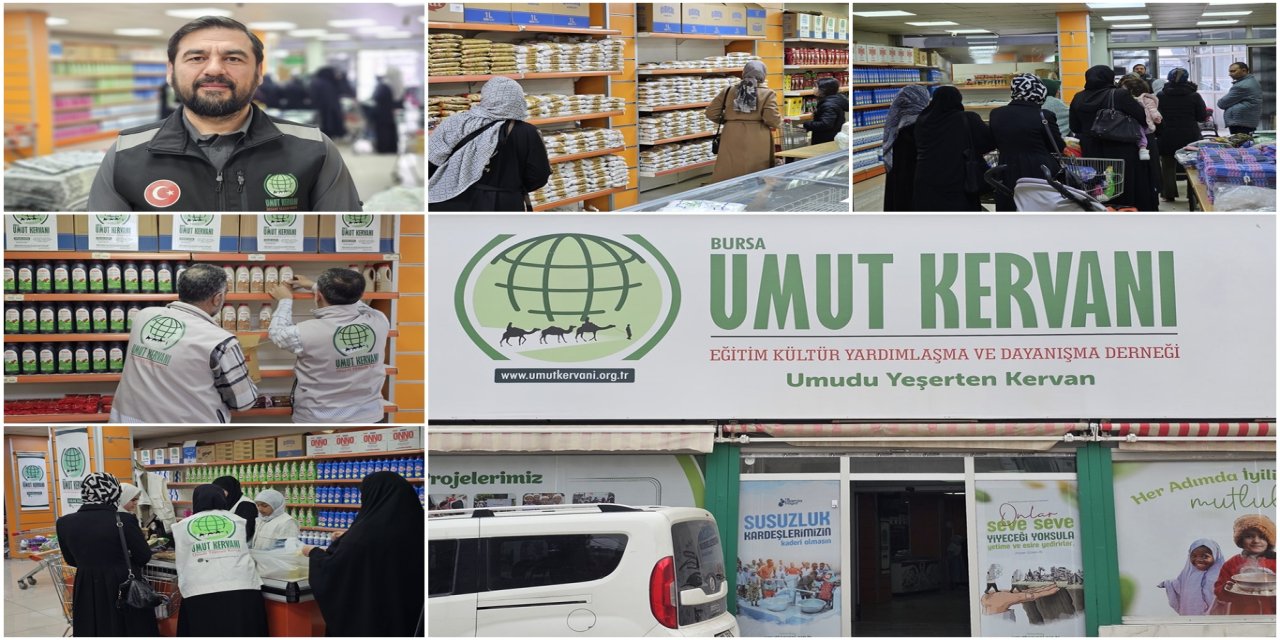Umut Kervan'ından bayram öncesi ihtiyaç sahiplerine gıda ve kıyafet yardımı