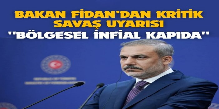 Bakan Fidan: Mescid-i Aksa'nın ibadete kapatılması tehlikeli bir adım