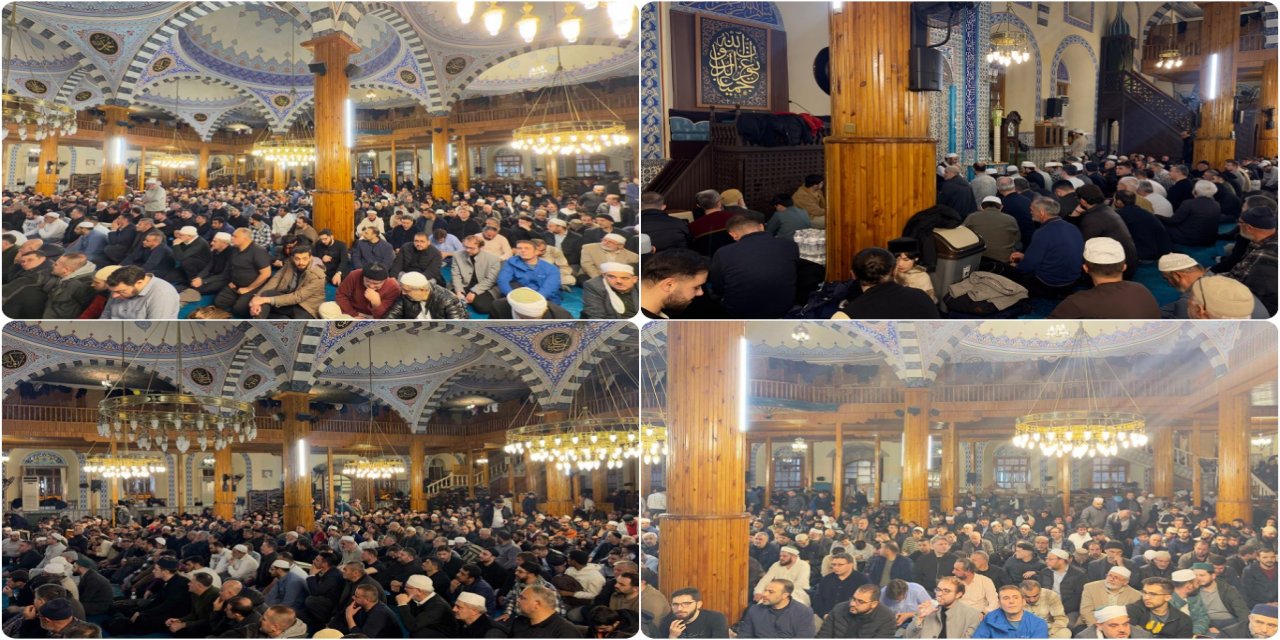 Konya’da Kadir Gecesi’nde Kapu Camii dolup taştı