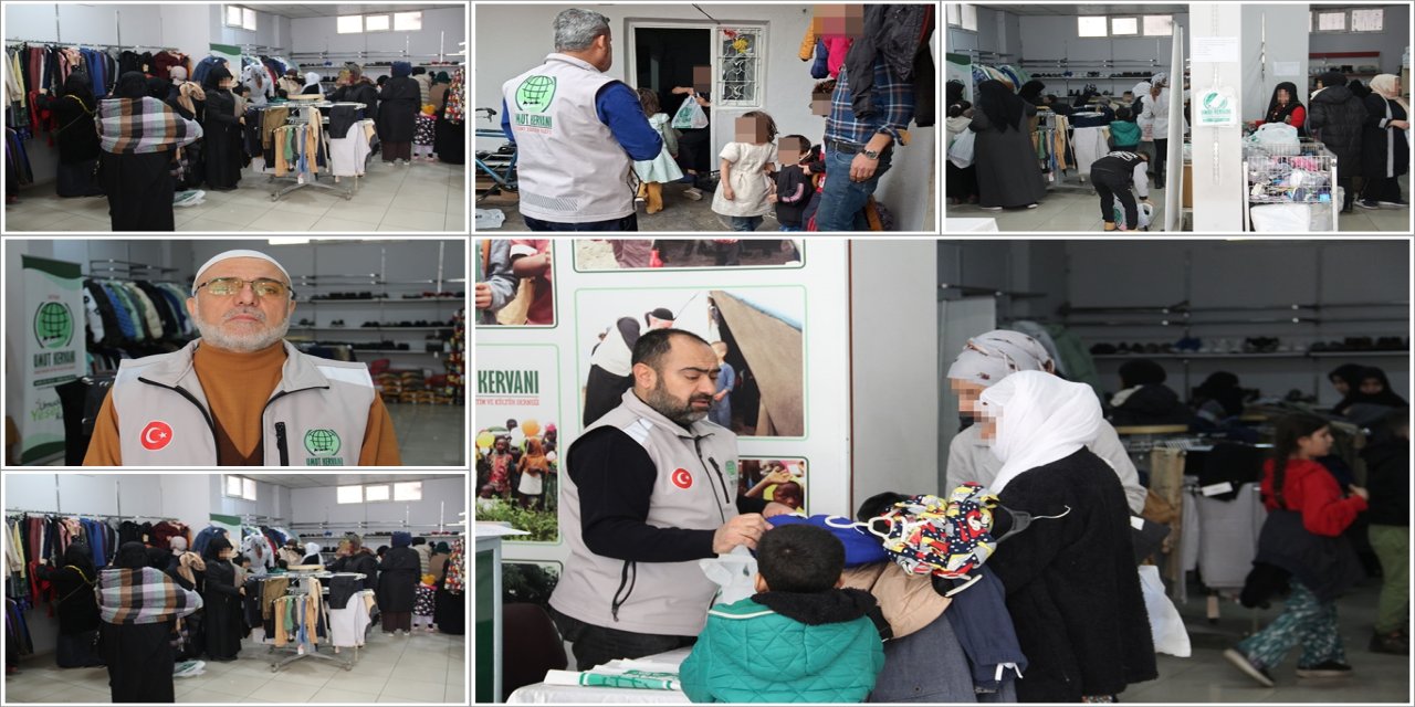 Umut Kervanı yüzlerce aileye bayram sevinci yaşattı