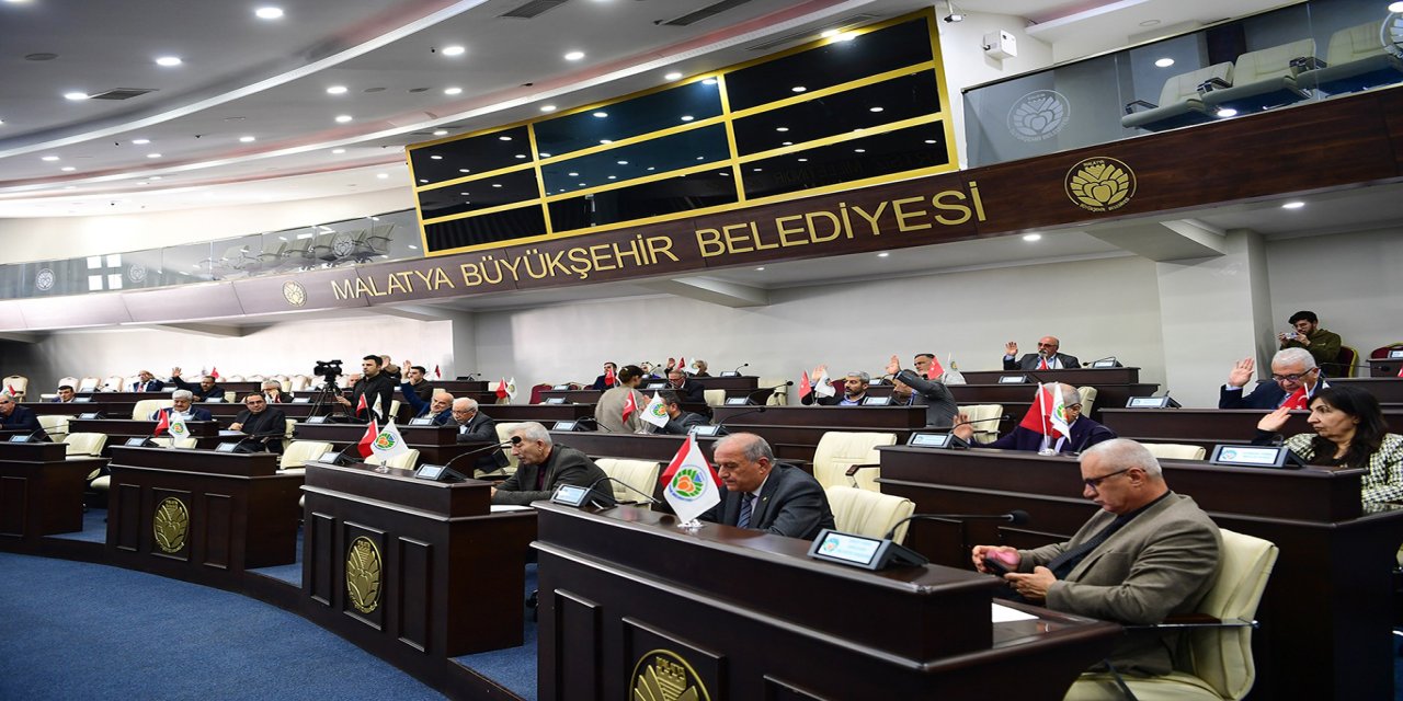 Malatya Büyükşehir Belediye meclisi mart ayı toplantıları tamamlandı