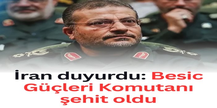 İran: Besic Güçleri Komutanı Süleymani şehit oldu
