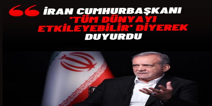 İran Cumhurbaşkanı: Enerji altyapımıza saldırının etkileri tüm dünyayı etkileyebilir