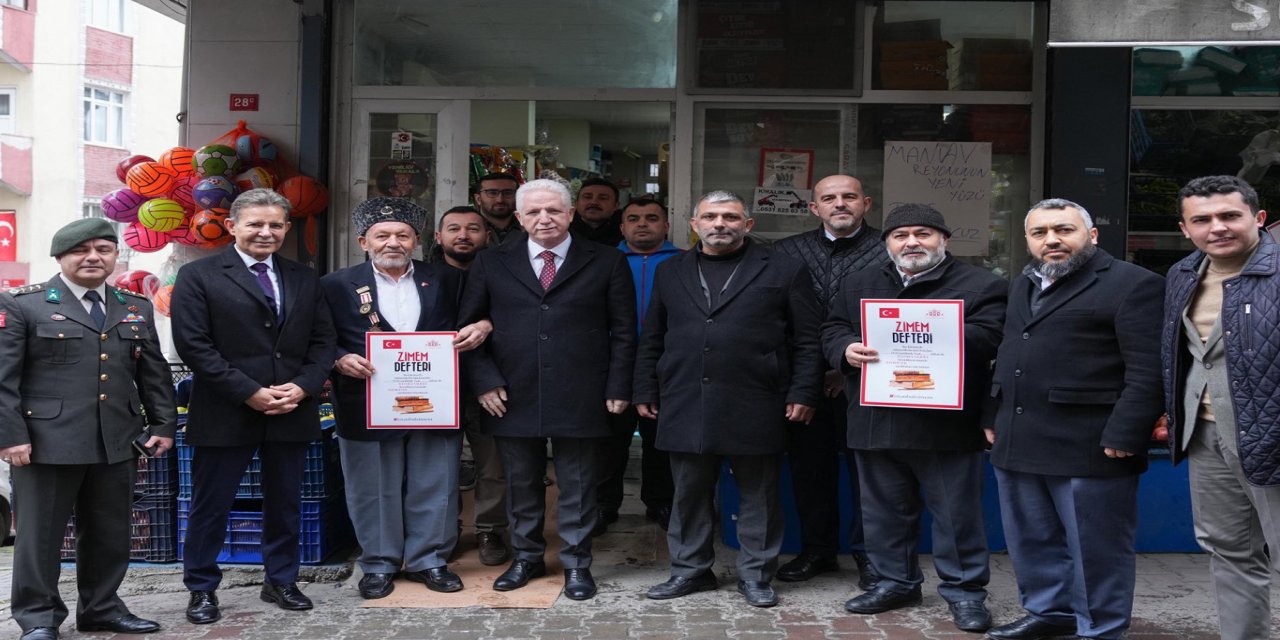 İstanbul’da zimem defteri geleneğiyle borçlar kapatıldı