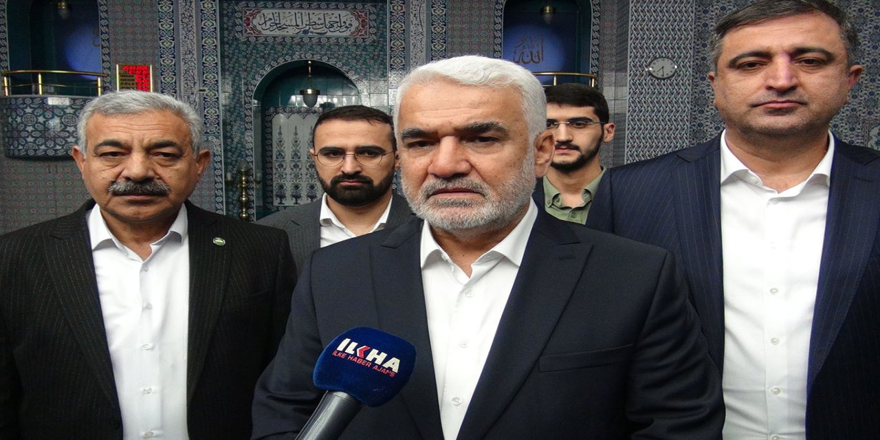 HÜDA PAR Genel Başkanı Yapıcıoğlu: Bayramı buruk yaşıyoruz, siyonizm tüm insanlığın başına beladır