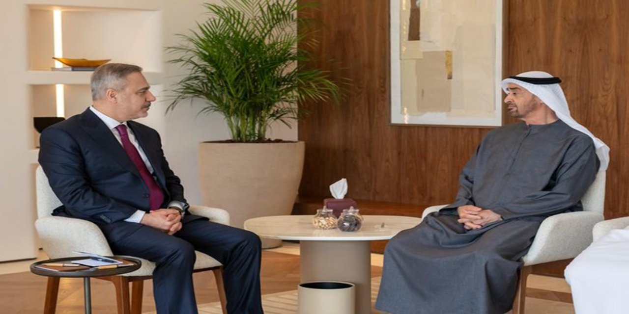 Dışişleri Bakanı Fidan BAE Devlet Başkanı Al Nahyan ile bir araya geldi