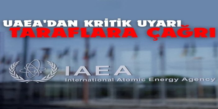 Uluslararası Atom Enerjisi Ajansı'ndan nükleer güvenlik riskini önlemek için itidal çağrısı